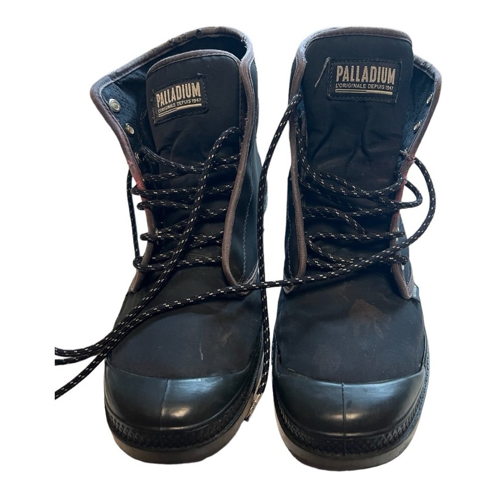 Palladium Mens Black And Gray Boots Size US 10
